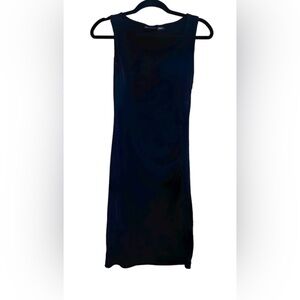 Nicole Miller Stretch Knit Dress. Side Scrunch. XS